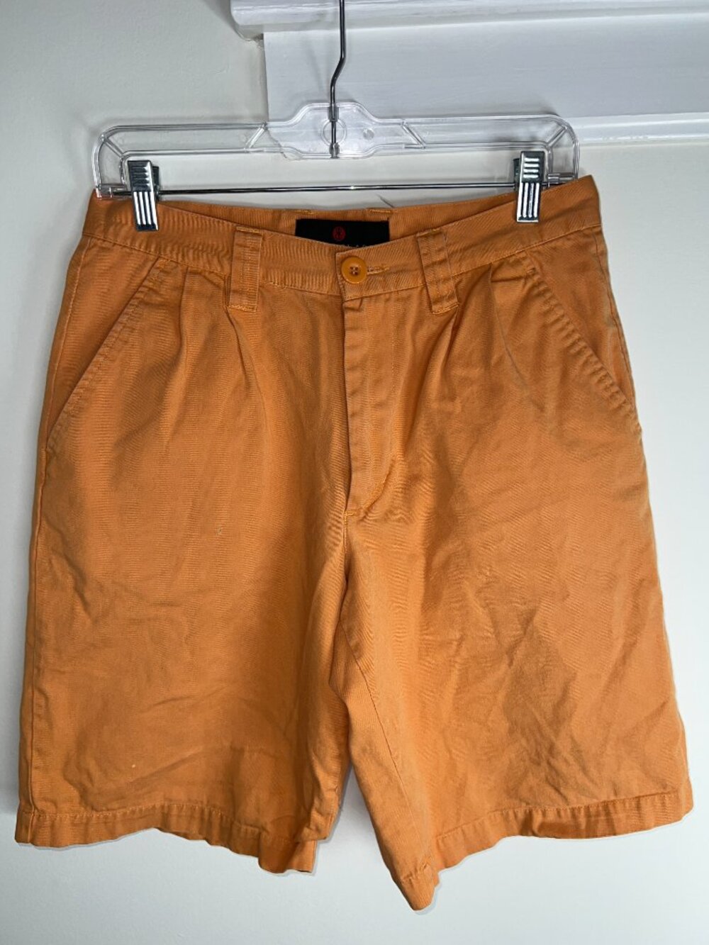 Vintage Bill Blass Mens Shorts 34 Orange Cotton